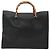 Borsa a mano in pelle Gucci Bamboo nera e oro 002 1186 0259 Auth mr1334 Nero D'oro - vista 2