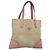 PRADA Tote Bag aus Canvas Beige Silber Authentisch 126135