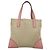 PRADA Tote Bag aus Canvas Beige Silber Authentisch 126135 - Ansicht 2