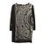 Hermès Camicia Tunica HERMES ""DIES ET HORE"" Seta Nera Auth 126350 Nero