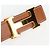 Hermès Cintura in pelle HERMES Constance 33,1" Marrone Nero Auth 121288M - vista 9
