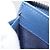 Saffiano PRADA Cartera Larga de Cuero Safiano Azul Auth 121255 - vista 11