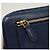 Saffiano PRADA Cartera Larga de Cuero Safiano Azul Auth 121255 - vista 18
