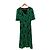 Vestido verde com bolinhas florido T 36 Caroll Verde escuro
