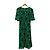 Vestido verde com bolinhas florido T 36 Caroll Verde escuro - vista 3