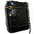 Borsa Vanity Chanel in vernice nera Nero