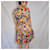 Givenchy abito multicolore in seta - vista 11