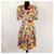 Givenchy abito multicolore in seta - vista 2
