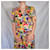 Givenchy abito multicolore in seta - vista 6