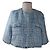 Blazer Maje de tweed azul
