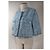 Blazer Maje de tweed azul - vista 3