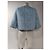 Blazer Maje de tweed azul - vista 5