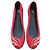 Bailarinas Giuseppe Zanotti en cuero rojo Roja