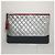 CHANEL Gabrielle Clutch Grande (1175670) Plata