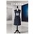 Chanel 8K$ Wearable Art Marine Tweed Kleid 36 FR Marineblau - Ansicht 6