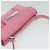 Bulgari Borsa a spalla BVLGARI in tela argento rosa Auth 118640 - vista 6