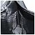 Borsa a spalla GUCCI in tela nera e argento Auth SW823 Nero - vista 19