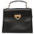 Borsa a mano in pelle nera e oro Gianni Versace Auth bs26704 Nero D'oro - vista 13