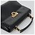 Borsa a mano in pelle nera e oro Gianni Versace Auth bs26704 Nero D'oro - vista 6