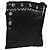 PRADA Borsa a Spalla in Nylon Nero Argento Autentica 118631