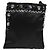 PRADA Borsa a Spalla in Nylon Nero Argento Autentica 118631 - vista 13