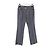 Pantalones rectos de algodón gris con detalles de costura visible de Escada - vista 4