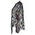 Autre Marque Rixo Moss Jacquard Chiffon Bluse aus mehrfarbigem Seidenstoff - Ansicht 2