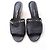 Salvatore Ferragamo Mule decorate Ferragamo Thassos in pelle nera - vista 14