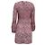 Maje Rockinal bedrucktes Kleid aus rosa Polyester Pink - Ansicht 3