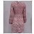 Maje Rockinal bedrucktes Kleid aus rosa Polyester Pink - Ansicht 9