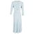 Autre Marque Rixo Clover Midi Kleid aus leichter Viskose in Hellblau - Ansicht 3