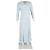 Autre Marque Rixo Clover Midi Kleid aus leichter Viskose in Hellblau - Ansicht 4