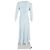 Autre Marque Rixo Clover Midi Kleid aus leichter Viskose in Hellblau - Ansicht 6