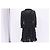 Maje Rythonoeud Mini-Kleid mit Druck aus schwarzem Polyester - Ansicht 11