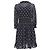 Maje Rythonoeud Mini-Kleid mit Druck aus schwarzem Polyester - Ansicht 3