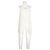 Top asimétrico sin mangas Emilio Pucci en viscosa blanca Blanco Crudo - vista 8