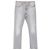 Jeans rectos lavados Escada en denim de algodón gris claro