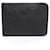 Louis Vuitton Poche Document Epi Clutch Bag Black Leather  ref.2285171