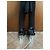 Botas altas de cinta Gianni Versace Negro Plata - vista 14