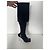 Botas altas de cinta Gianni Versace Negro Plata - vista 3