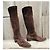 Botas Paraboot Marrón Oscuro Ante - vista 2