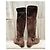 Botas Paraboot Marrón Oscuro Ante - vista 5