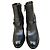 Botines Santoni de piel negra Negro