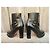 Botines Santoni de piel negra Negro - vista 5