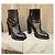 Botines Santoni de piel negra Negro - vista 8