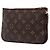 Pochette Illustre Vivienne Shanghai in Monogram Marrone con Doppia Zip Louis Vuitton - vista 2
