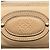 Borsa a mano mini Anagram in pelle marrone LOEWE con frange Beige - vista 9