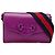 Gucci Mini Borsa in Pelle Viola Horsebit 1955 Web Crossbody Porpora