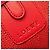 Borsa Senda in nubuck rosso LOEWE - vista 10