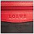 Borsa Senda in nubuck rosso LOEWE - vista 5